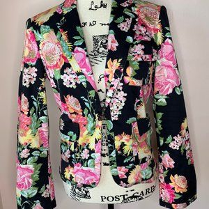 Body By Victoria Floral Blazer - Size 6